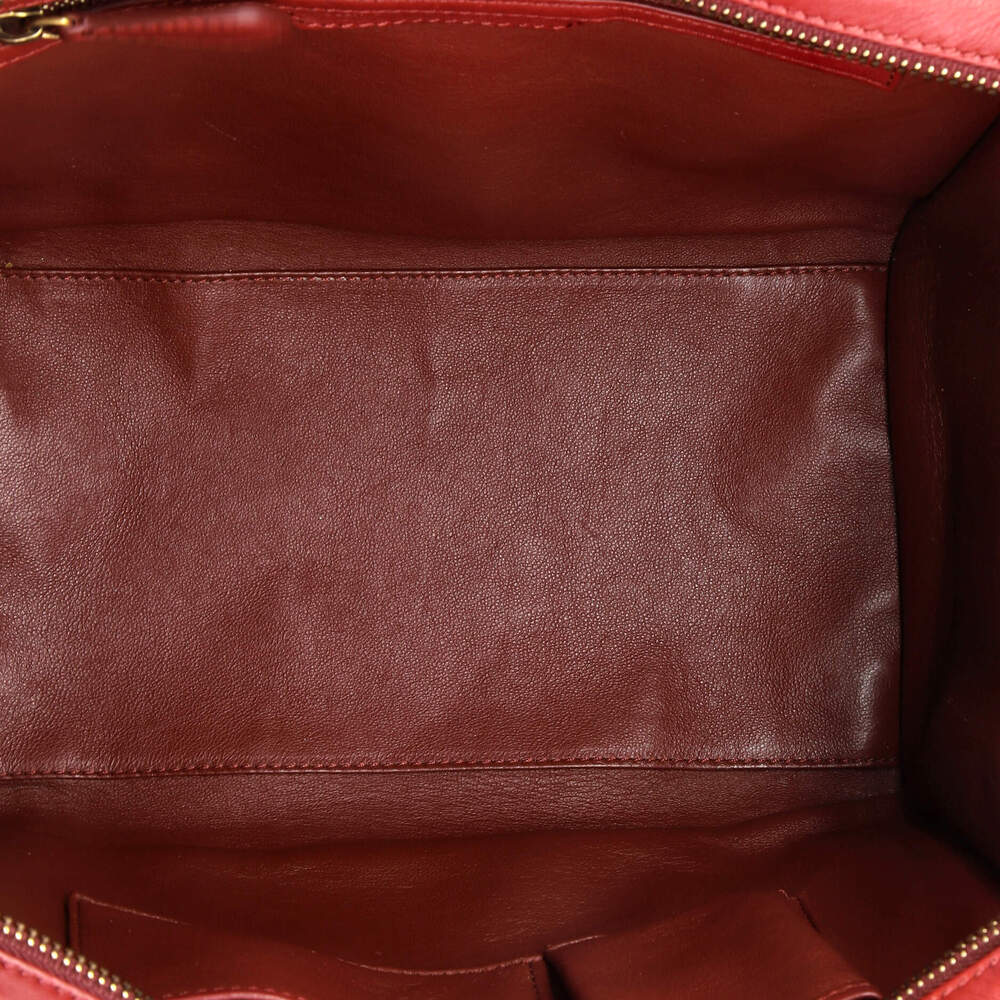 Celine Luggage Bag Smooth Leather Mini #247209C10B - Picture 5 of 9